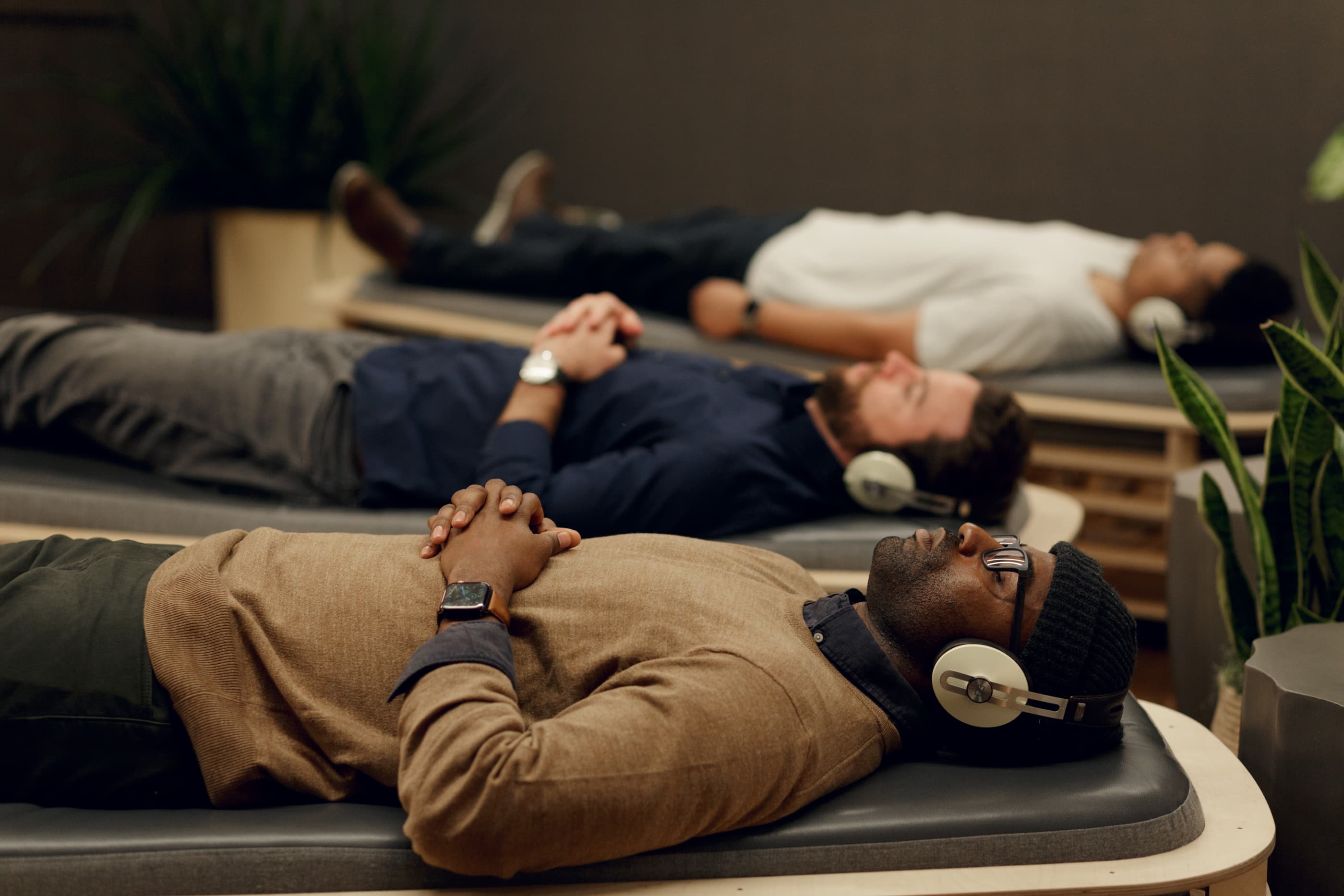 Guys Relaxing